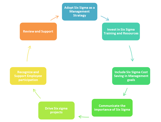 Figure 1: Role of Leadership in Six Sigma - Successful Adaptation of Six Sigma
