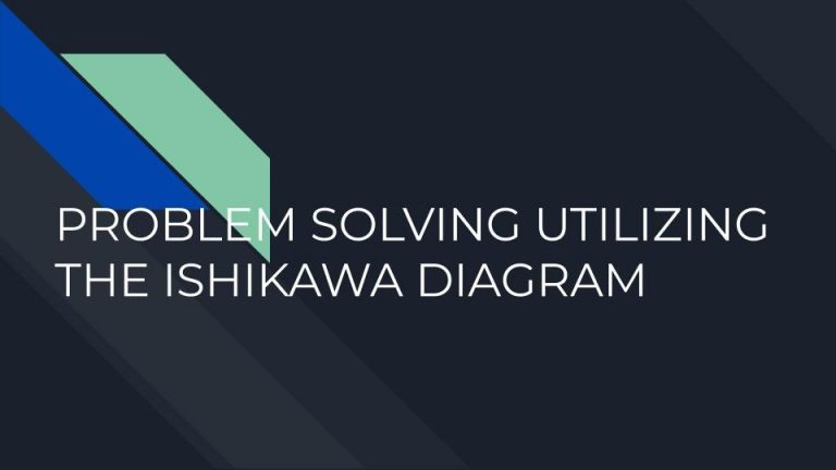 problem solving ishikawa